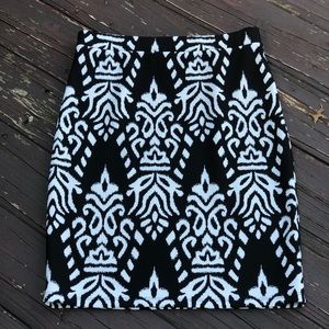 🍁SALE Black & White Pencil Skirt